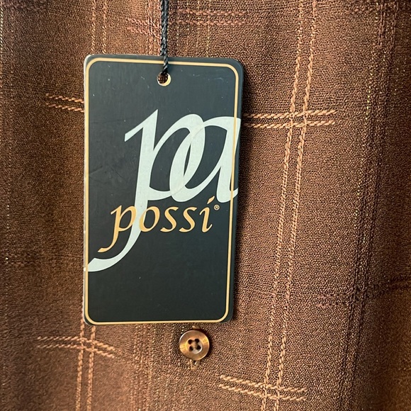 Possi Men's Long Sleeve Dress Shirt.  Size Large. - Picture 4 of 4